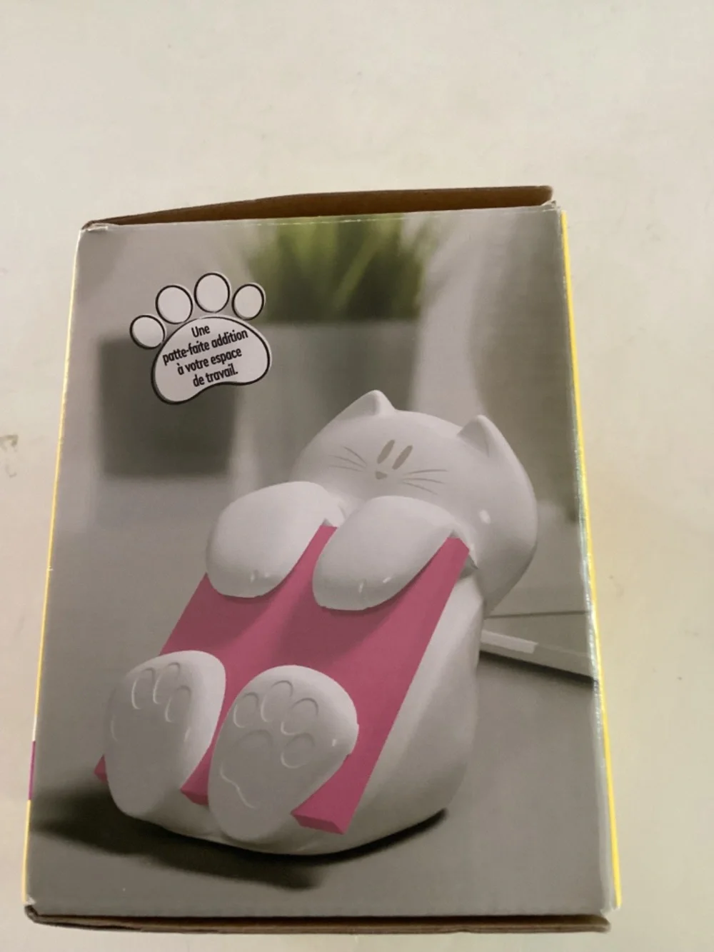 Weighted Kitty Post-it Notes Holder new in box.